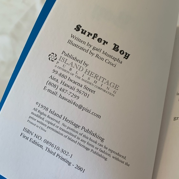 Surfer Boy Adventures In Hawaii Book By Gael Mustapha Illustrated By Ron Croci - Picture 6 of 10